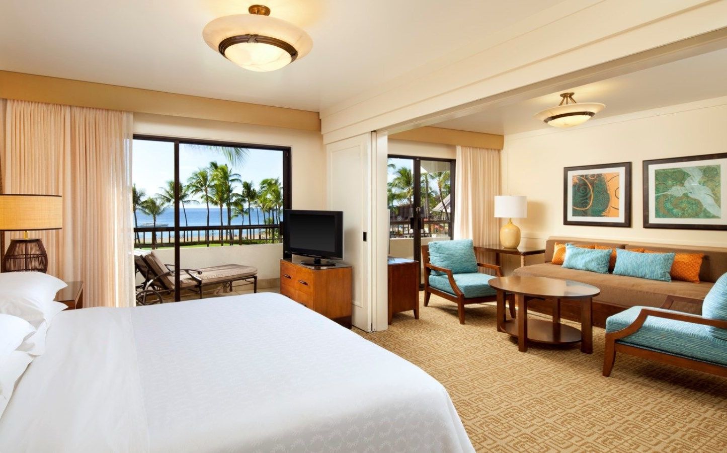 Maui Oceanfront Resort Sheraton Spa Rooms Junior Suite